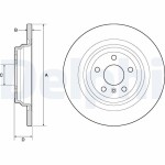 DELPHI Piduriketas BG4754C