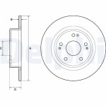 DELPHI Piduriketas BG4801C