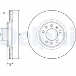 DELPHI Piduriketas BG4806C