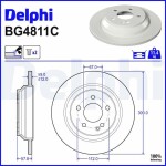 DELPHI Piduriketas BG4811C