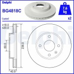 DELPHI Piduriketas BG4818C