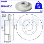 DELPHI Piduriketas BG4823C
