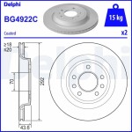 DELPHI Piduriketas BG4922C