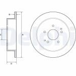 DELPHI Piduriketas BG4940C
