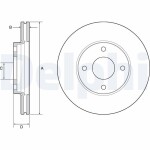 DELPHI Piduriketas BG4953C