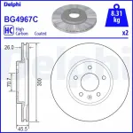 DELPHI Piduriketas BG4967C