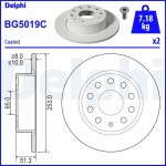 DELPHI Piduriketas BG5019C