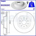 DELPHI Piduriketas BG5020C