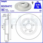 DELPHI Piduriketas BG5047C