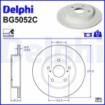 DELPHI  Piduriketas BG5052C