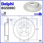 DELPHI Piduriketas BG5099C