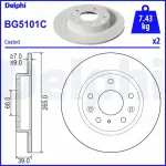 DELPHI Piduriketas BG5101C