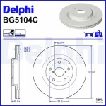 DELPHI Piduriketas BG5104C