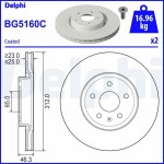DELPHI Piduriketas BG5160C