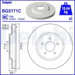 DELPHI  Piduriketas BG5171C