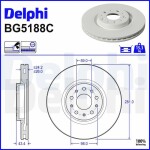 DELPHI Piduriketas BG5188C