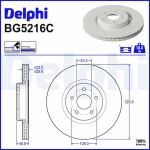 DELPHI Piduriketas BG5216C