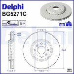 DELPHI Piduriketas BG5271C