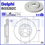DELPHI Piduriketas BG5282C