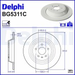 DELPHI Piduriketas BG5311C