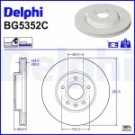 DELPHI Piduriketas BG5352C
