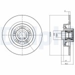 DELPHI Piduriketas BG9023RS