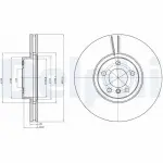 DELPHI Piduriketas BG9063C