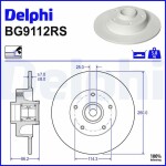 DELPHI Piduriketas BG9112RS