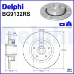 DELPHI Piduriketas BG9132RS