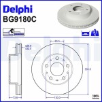 DELPHI Piduriketas BG9180C