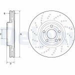 DELPHI Piduriketas BG9189C