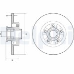 DELPHI Piduriketas BG9190RSC