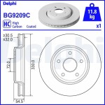 DELPHI Piduriketas BG9209C