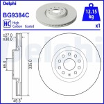 DELPHI Piduriketas BG9384C