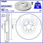 DELPHI Тормозной диск BG9390C