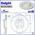 DELPHI Piduriketas BG9398C