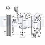 DELPHI Kompressor,  kliimaseade CS20518