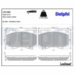 DELPHI Piduriklotsi komplekt,  ketaspidur LP1308