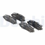 DELPHI Piduriklotsi komplekt,  ketaspidur LP1401