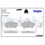 DELPHI Piduriklotsi komplekt,  ketaspidur LP1445
