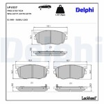 DELPHI Piduriklotsi komplekt,  ketaspidur LP1527