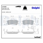 DELPHI Piduriklotsi komplekt,  ketaspidur LP1683