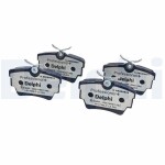 DELPHI Piduriklotsi komplekt,  ketaspidur Professional + LP1745LC