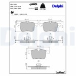 DELPHI Piduriklotsi komplekt,  ketaspidur LP1783