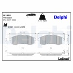 DELPHI Piduriklotsi komplekt,  ketaspidur LP1808