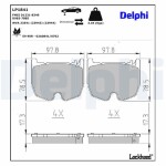DELPHI Piduriklotsi komplekt,  ketaspidur LP1841
