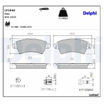 DELPHI Piduriklotsi komplekt,  ketaspidur LP1846