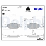 DELPHI Piduriklotsi komplekt,  ketaspidur LP1855