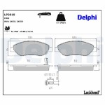 DELPHI Piduriklotsi komplekt,  ketaspidur LP2010