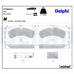 DELPHI Piduriklotsi komplekt,  ketaspidur Professional + LP2063LC